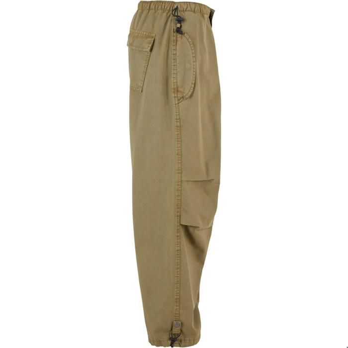 Pantalon cargo - Urban Classics - Parachute - Coton 100% - Vert olive - Confortable et tendance