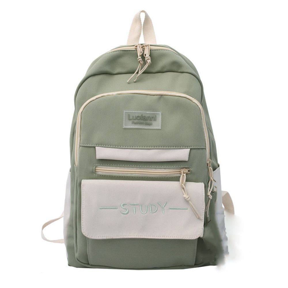 Canvas Nylon School Bag Large Capacity School Backpack Cute Student Backpack  Travel