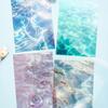 10 pcs INS Large size wave sticker sticker aesthetic Decorative Diary Scrapbooking Background sticker Deco paper Craft Supplies