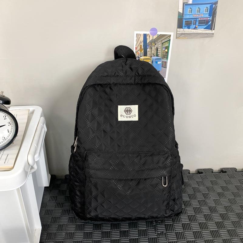 Schoolbag1011 New Trend Fashion Backpack Casual Simple Versatile Computer Backpack Large Capacity Chinese College Student School Bag