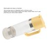 1PC Glass Honey Dispenser Clear Glass Syrup Bottle 350ml Heat Resistant with Removable Lid for Honey Sauces Restaurants Home