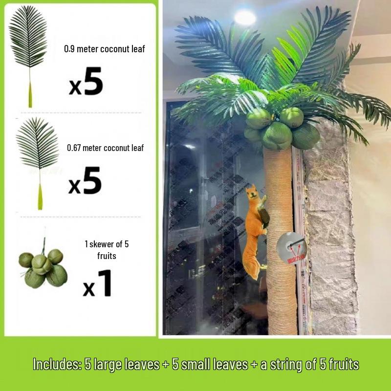 Indoor Coconut Tree Simulation: Enhance Balconies with Lush Greenery and Unique Decor
