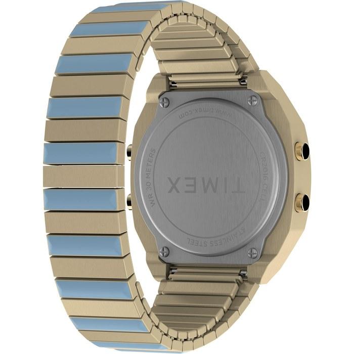 TIMEX Classic Digital T80 Watch Quartz 30m Water Resistance Plastic Gold Dial TW2W40800 Women's