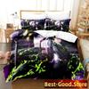 Seraph of the end Beding Set Printed Bed Linen Set With Pilowcase Bed Soft Duvet Cover Soft Single Double Quen Super King-Sized Dimensionsd Dimensions