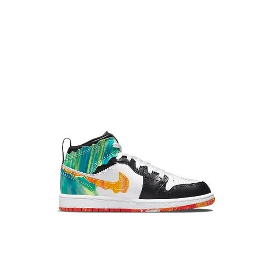 Air Jordan 1 Mid SE PS Drip Children's Sneaker DJ6562-038