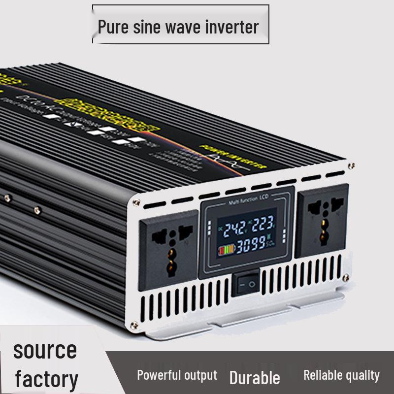 High Power Pure Sine Wave Inverter: 12V/24V/48V/60V to 220V for Car, Home, Solar