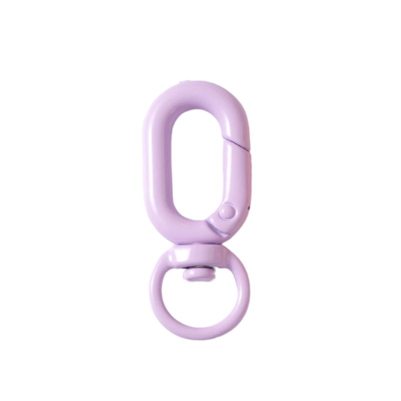 5pcs Colorful Metal Lobster Claw Clasps Swivel Lanyards Trigger Strap with Key Ring DIY Accessories for Bag Key Chains Connector