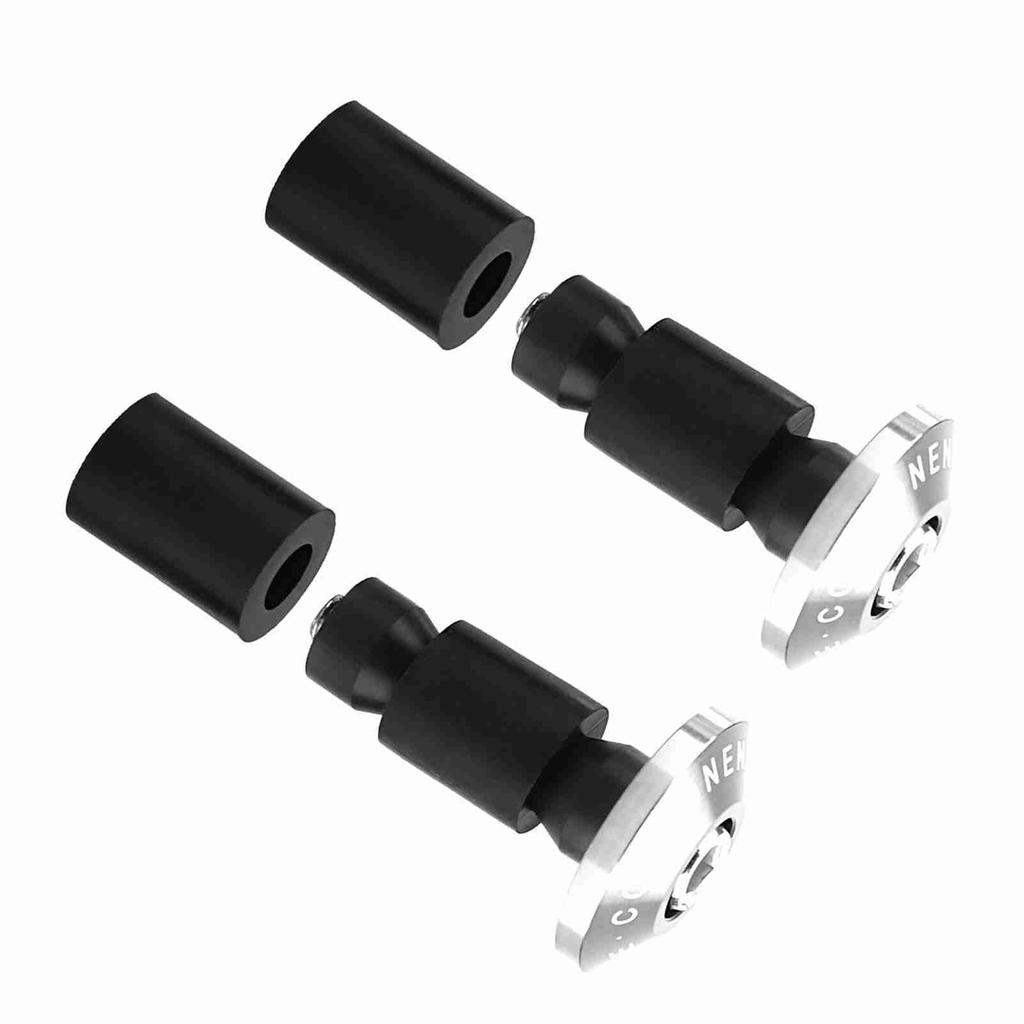 22mm 7/8inch Motorcycle Handlebar End Slider Plug for Racing ATV Offroad Black