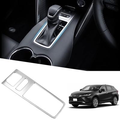 Vlookee Toyota Harrier 80 Series Shift Panel Cover Interior Panel Satin Silver Console Switch Panel Cover Made of ABS Design Interior Parts Custom