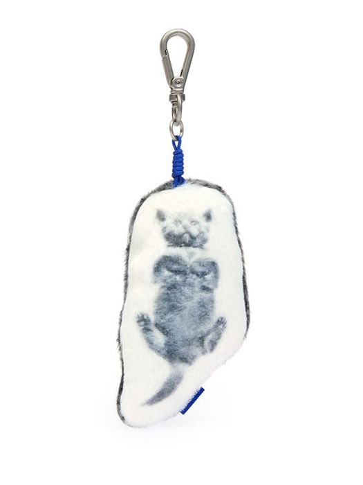 

ADERERROR Blue cat keyring 02 Off White one
