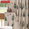 1PC Nuan Series Christmas Style Blackout Curtains Christmas Tree Pattern Printed Curtains for Bedroom Living Room Balcony Window for Home Decor