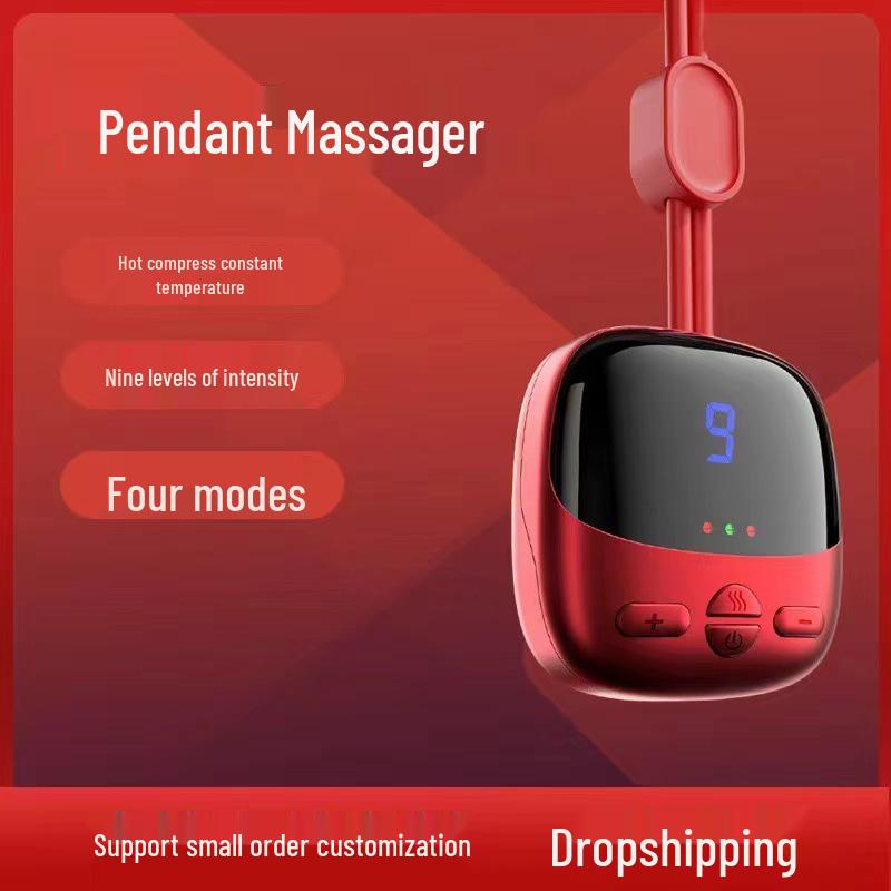 Smart Portable Neck Massager with Pulse Heat Therapy