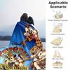 1pc, Disney Chip 'n Dale Rescue Rangers Blanket Soft Throw for Home Decor, Gift Idea for Family and Friend, Seasonal Use Blanket, Living Room, Travel