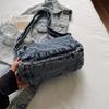 Women's Crossbody Bag Denim Bag Commuter Solid Color Shoulder Crossbody Bag