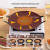 ZISIZ Korean Style Camping & Induction Grill Pan