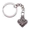 Gothic Heart Couple Keychain for Kids High Quality Japanese Style Gift for Him Bohemian Daily Use