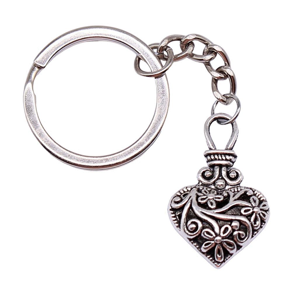 Gothic Heart Couple Keychain for Kids High Quality Japanese Style Gift for Him Bohemian Daily Use