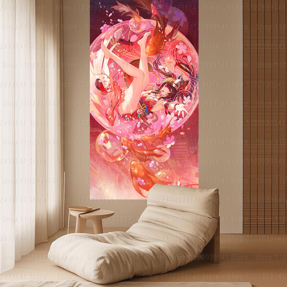 90x150cm Anime Honkai: Star Rail Sparkle Tapestry Kawaii Decorate Wall Tapestry Cute Gift Flags Anime Hanging Pictures 120x180cm