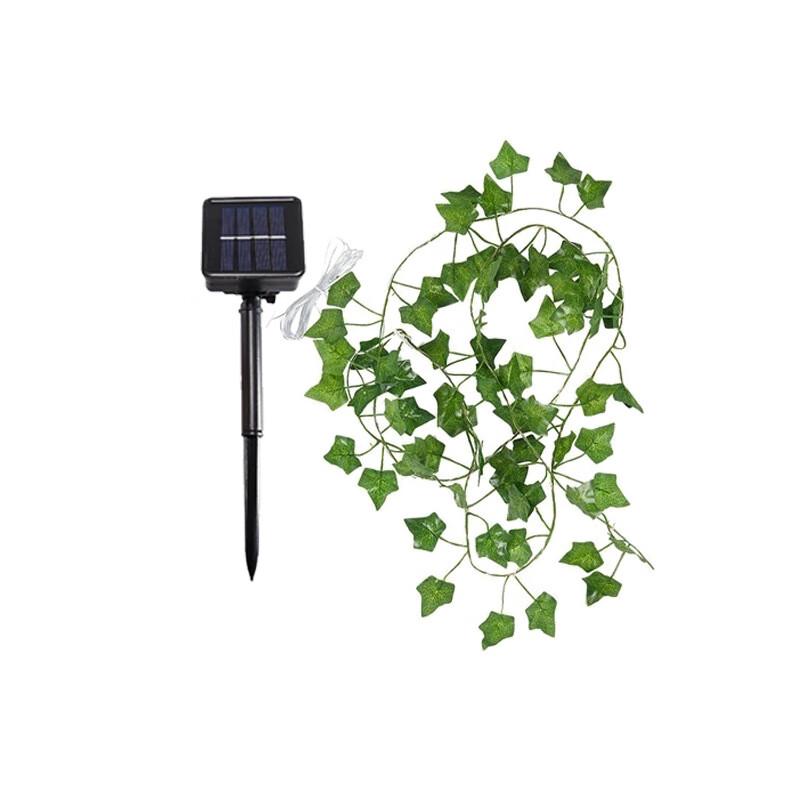 Solar-Powered Artificial Rose Flower String Lights
