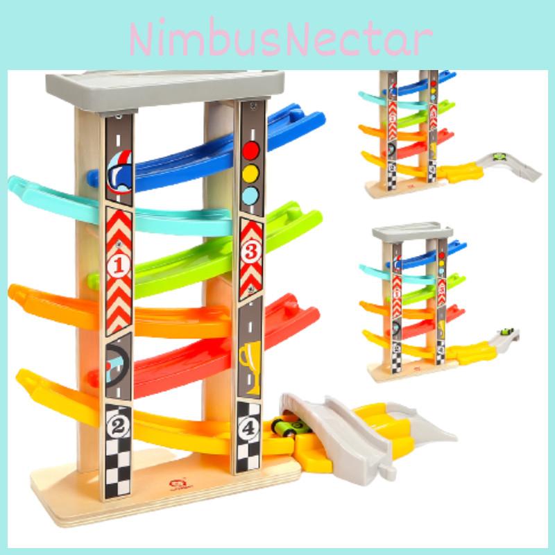 Special Baby Gliding Track Car Toy Wooden Material Non-electric 31*10.8*25.4