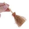 1/12 Scale 5cm Wooden Besom Miniature Doll Kitchen House Accessories Toys