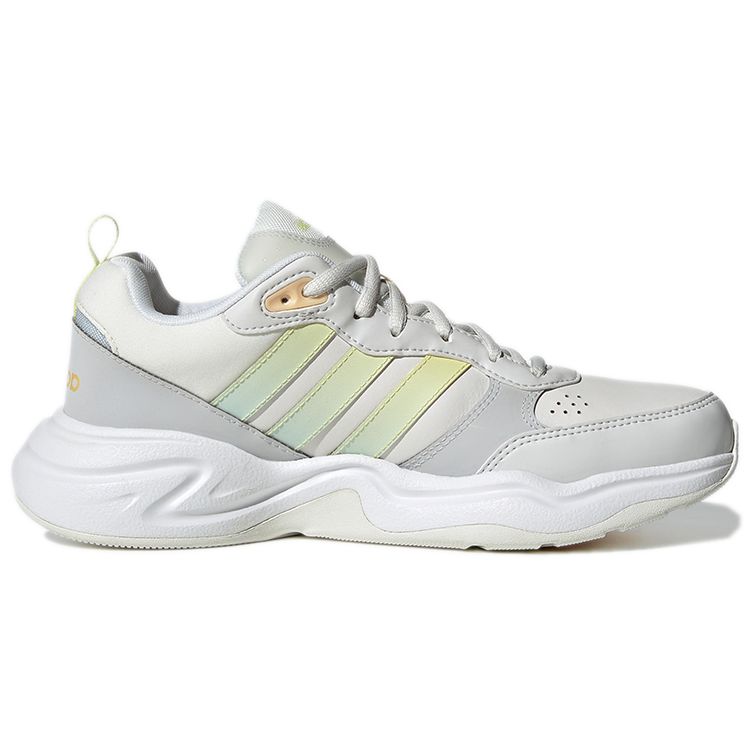 Adidas Neo Strutter Rubber TPU Leather Comfortable Running Non-Slip Wear-Resistant Low-Top Lifestyle Casual Shoes Women Sneaker Gray Blue GW2995