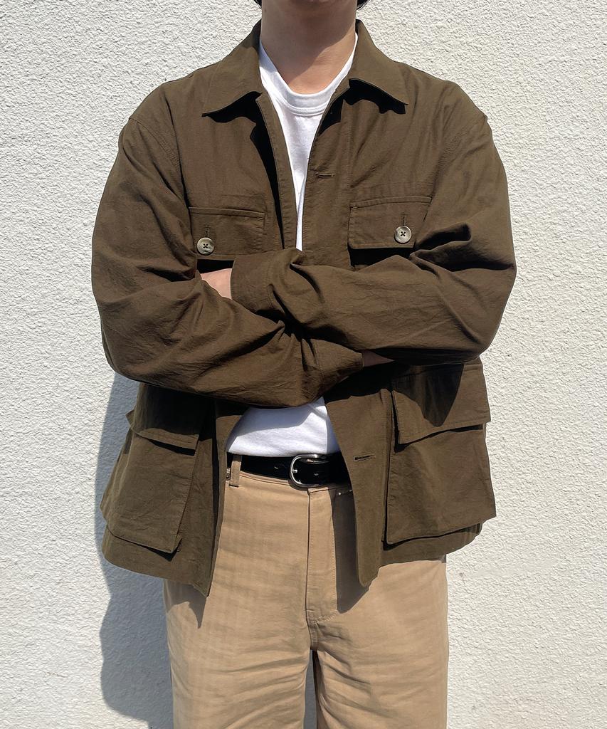 Youneedgarments Crease Jungle Jacket (Olive)
