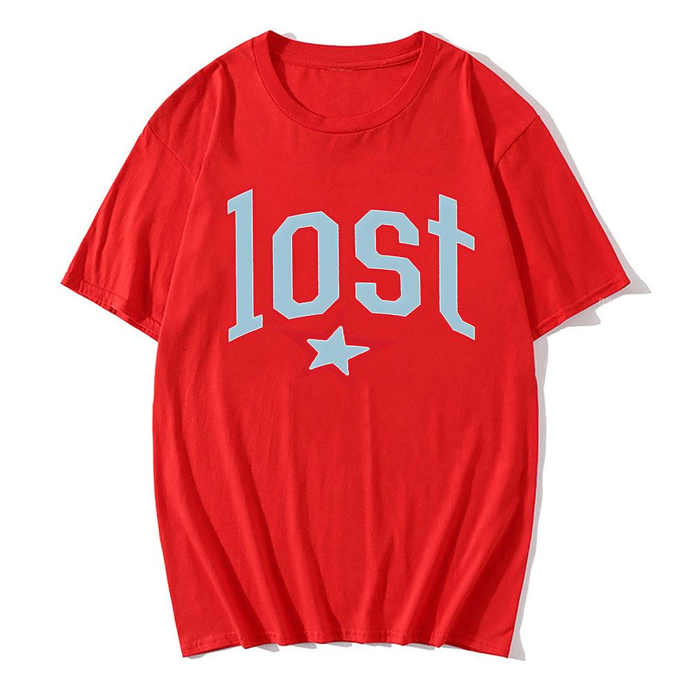 Mgk Lost Americana Tee Machine Gun Kelly Graphic T Shirt Short Sleeve Cotton Male T-shirt Unisex Streetwear Hip Hop Summer Male Tshirts O-neck T Shirt