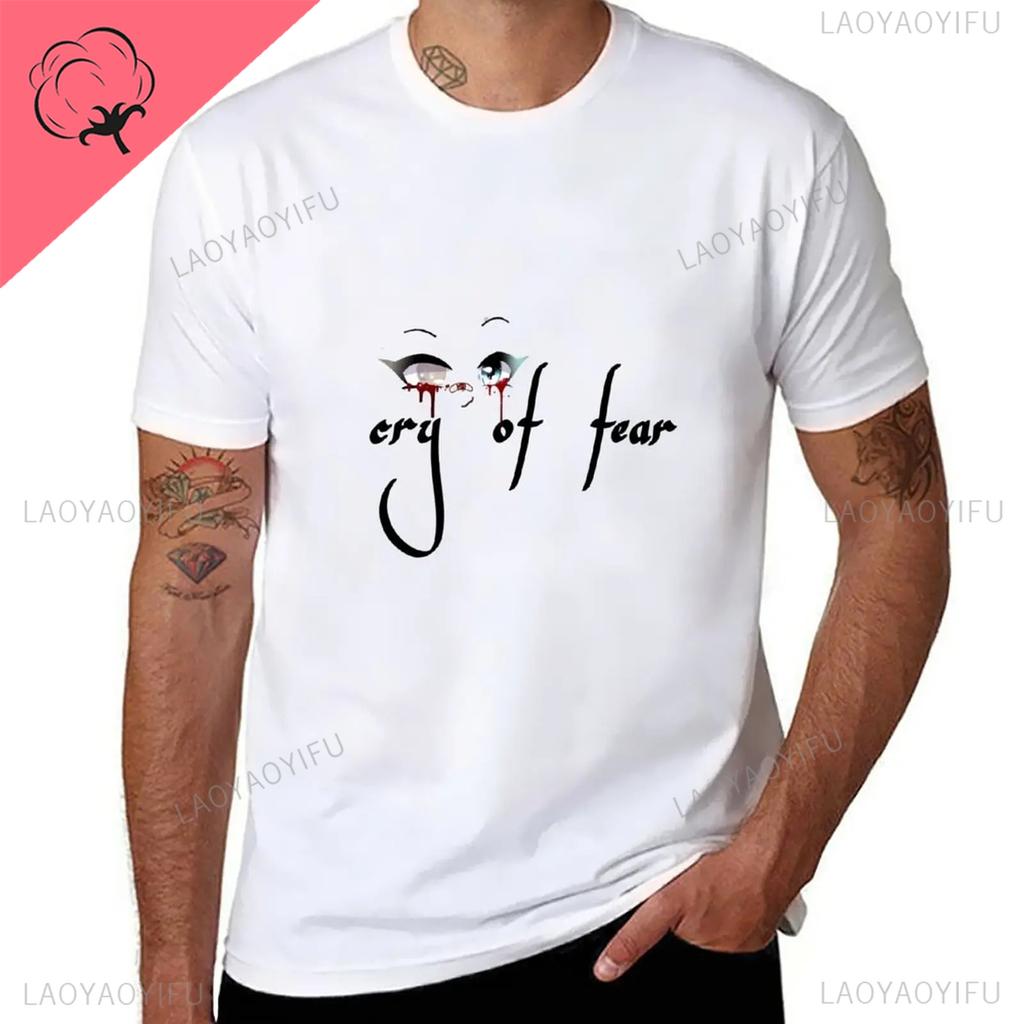 Cool Cry of Fear Graphic T Shirts Boys Girls White Cotton T Shirts Kawaii Clothes Shirts Classic Tees Unisex TShirts Streetwear