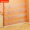 Wall-Mounted Children's Transparent Bookshelf: Punch-Free Storage Rack for Books