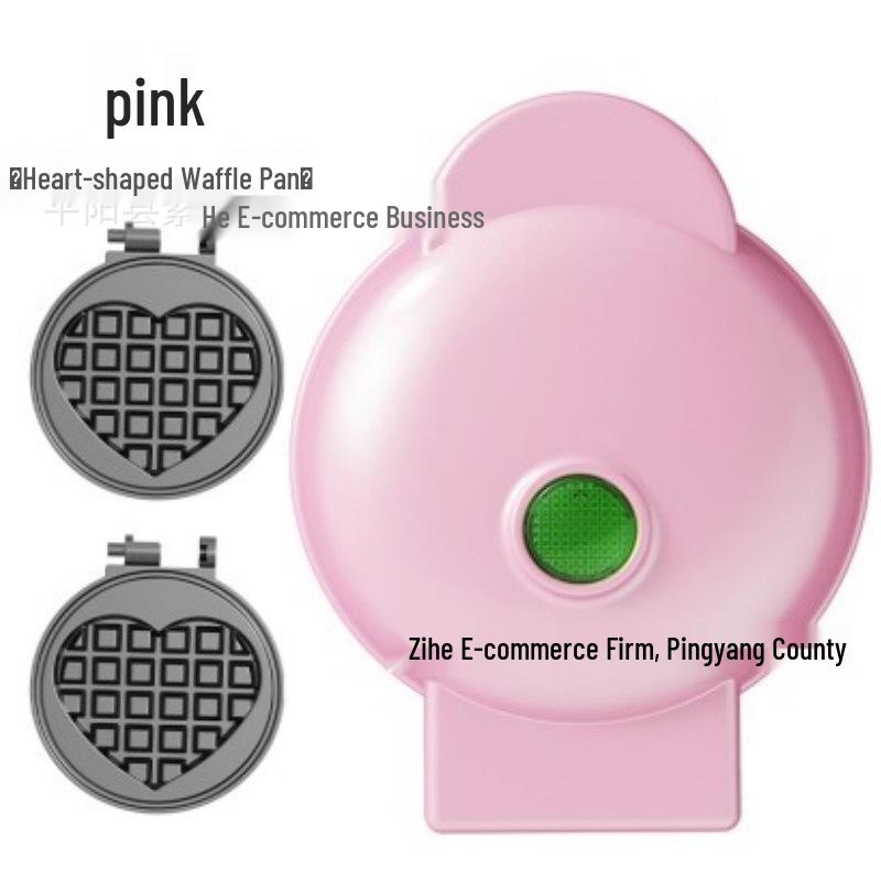 Mini Waffle, Bread, Crepe, and Sandwich Maker - All-in-One Breakfast Machine