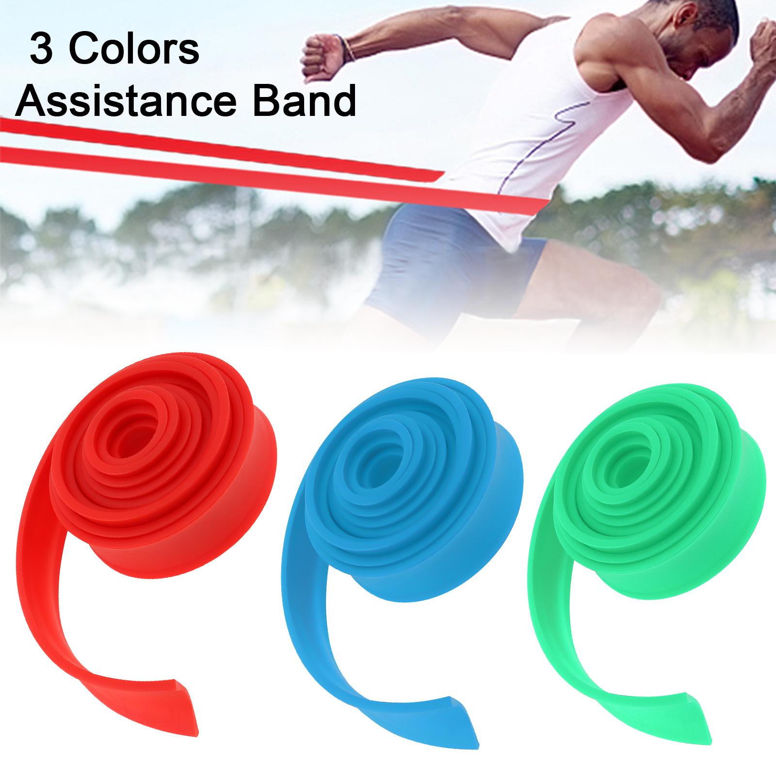 

3 Colors Portable Pull Up Assist Band, 98x1.4 Inch Heavy Duty Multi Resistance Fitness Band, Lightweight Auxiliary Strap for Sports Workout красный