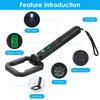 1 Pc Handheld Metal Detector Metal Detector Pinpointer 360° Foldable Detection Instrument Portable Metal Finder Detector Tools