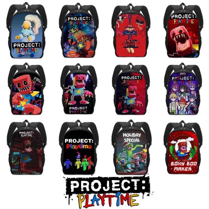 Boxy Boo Backpack Large Capacity Schoolbag Travel Bag Kids Gift