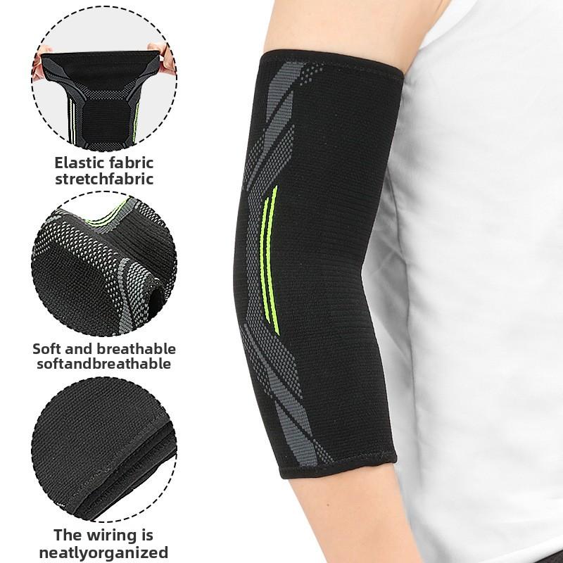 New Knitted Elbow Cover Sports Running Mountaineering Basketball Badminton Fitness Pressurized Breathable Arm Cover