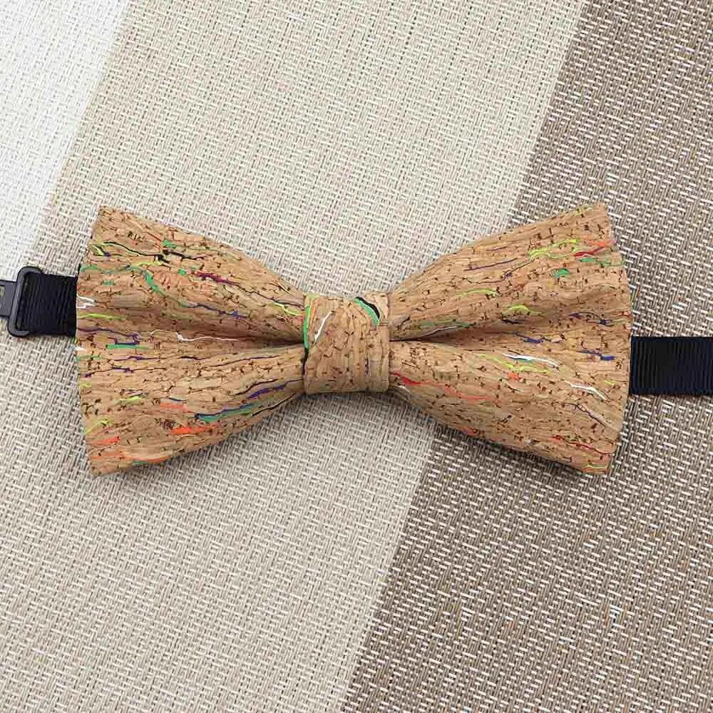 1PC, Fashion Bow Shape Bow Tie, Double Layer, Wood, Gentleman,Handmade, Butterfly,