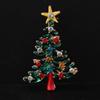 Rhinestone Christmas Tree Exquisite Girls Brooch Pin Christmas Gift Fashion Accessories Jewelry