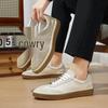 2026 Suede Cowhide Retro Men's Casual Shoes - Lightweight Linen Luxury German Trainer