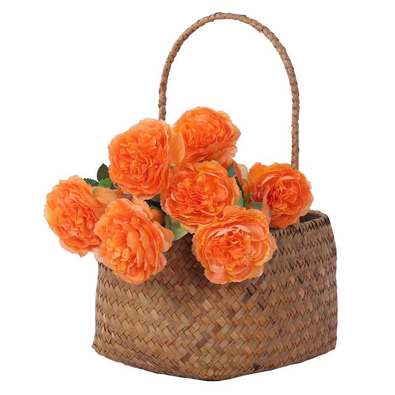 Premium Peony Silk Bouquet For Wedding Party Decor Home Office Styling Photography Prop