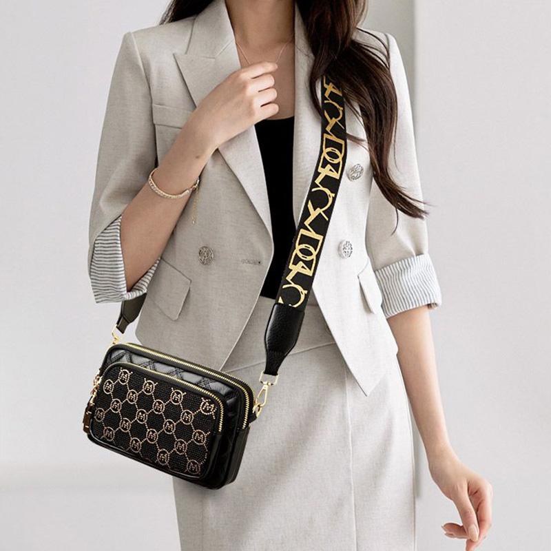 Modetrend Damen Schultertaschen Luxus Berühmte Mädchen Umhängetasche Hochwertige Weiche Kunstleder Damen Handtasche