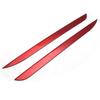 4 Pcs Red Color Front Rear Bumper Grille Cover Trim For Toyota Camry 2018 2019