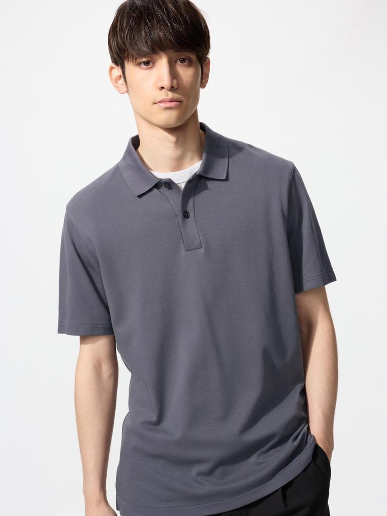 Uniqlo Airism Cotton Pique Polo Shirt