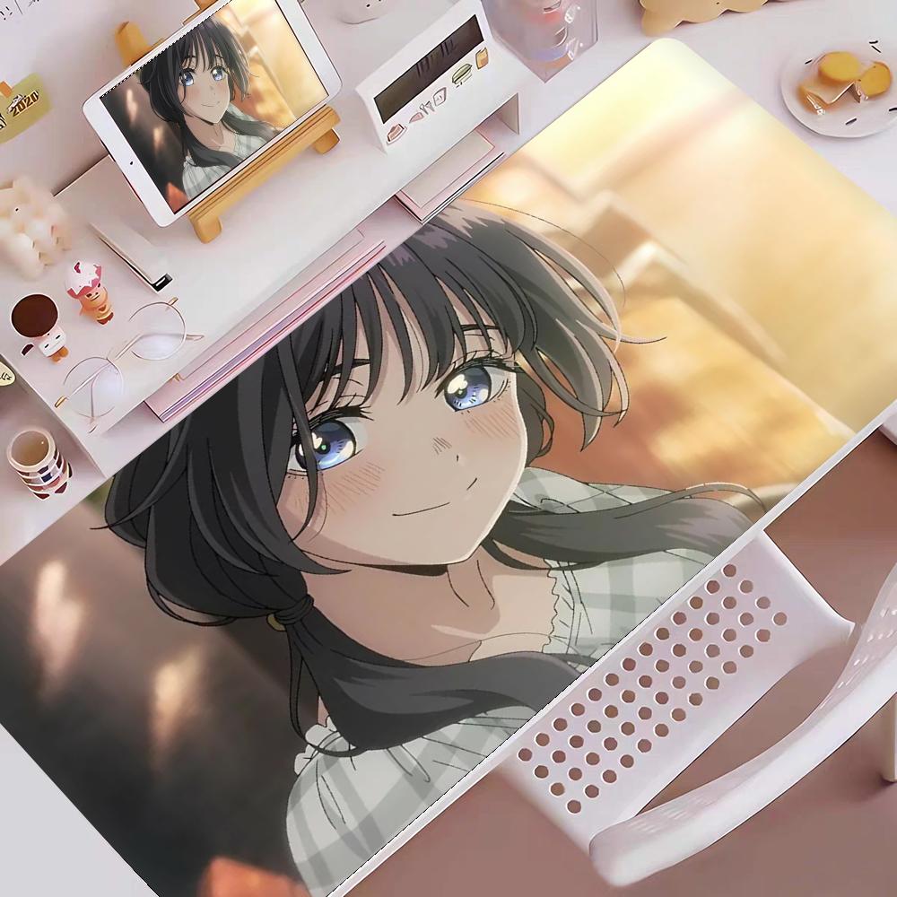 Kawaii Wwaguri Anime KaorukoS Mouse Pad Gaming Mouse Pad Mouse Pad with Edges and NonSlip Rubber Base Extended Mouse Pad