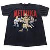 Vintage 1996 Metallica Cartoon North America Tour XL Single Stitch Shirt REPRINT