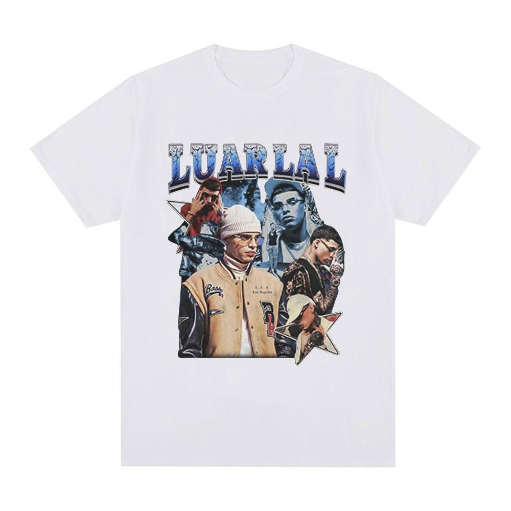 Rapper Luar La L L3TRA Graphic T Shirts Men's Fashion Vintage Short Sleeve T-shirts Cotton Casual Oversized T-shirt Streetwear