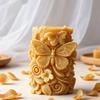 Floral Butterfly Cylindrical Silicone Candle Molds Food Grade Silicone For Crafting Candle Soap Chocolate and Resin Art