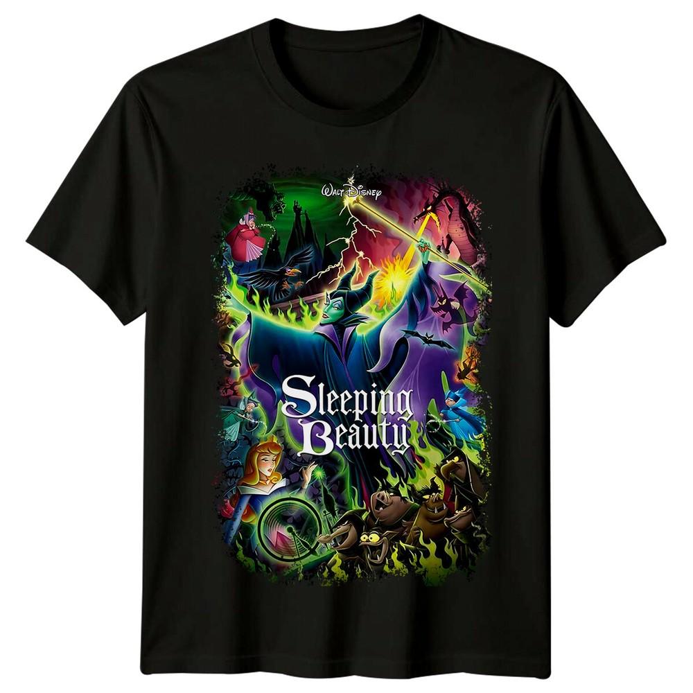 Spící kráska (1959) Tričko inspirované filmovým plakátem Retro tričko Unisex