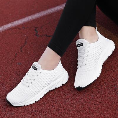 New Fly-woven, Versatile, Lightweight Lace-up Casual Shoes, Fashion Sneakers for Women