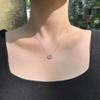 Beating Heart Necklace Women's Light Luxury Niche Design Sense Stainless Steel Zircon Clavicle Chain