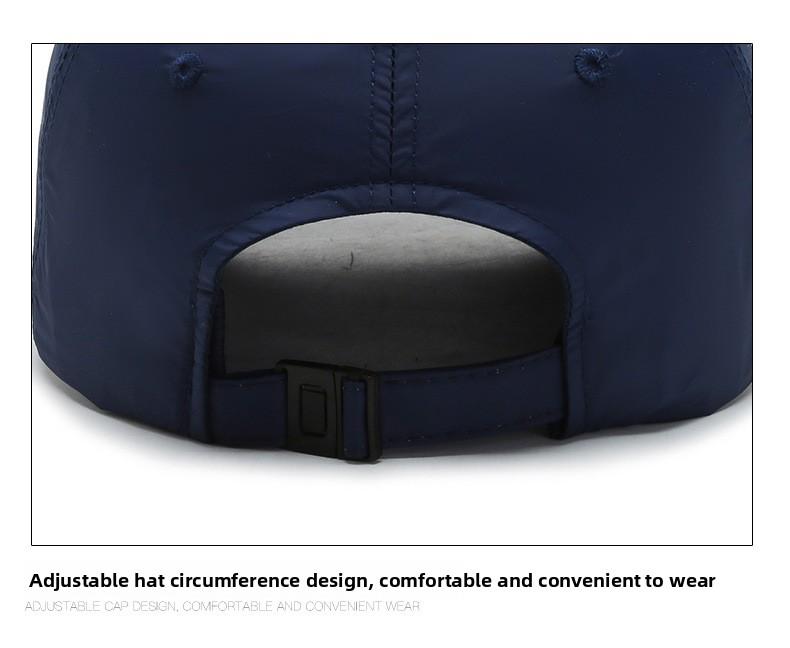 Quick Dry PVC Sports Hat Unisex Trendy Spring Summer Cap Sun Hat Baseball Cap Casual Versatile Outdoor Running